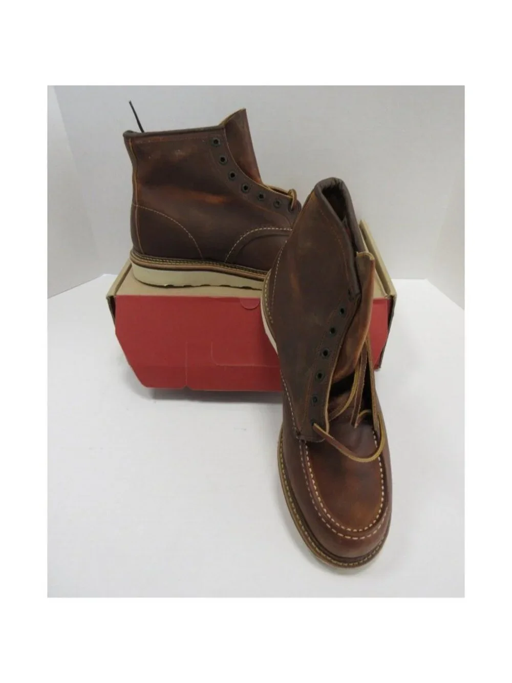 Red Wing Shoes Boots 11 D 1907 Copper Leather Moc Heritage Work NEW
